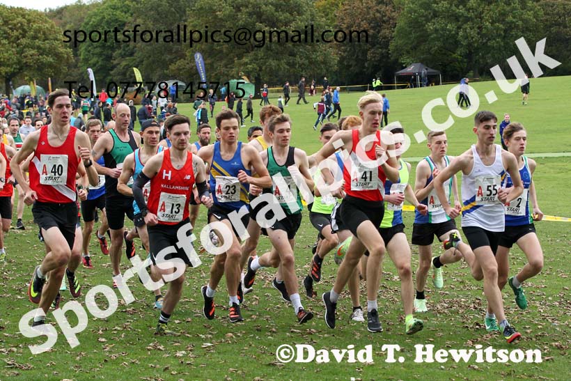 Senior mens Northern Cross Country Relays, Graves Park, Sheffield. Photo: David T. Hewitson/Sports for All Pics